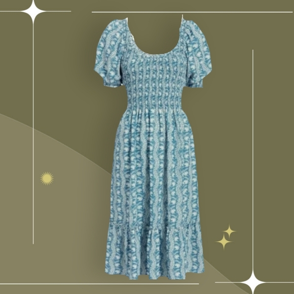 Hill House Dresses & Skirts - 🍋✨ NWT Hill House home rare Louisa nap dress in trailing blue vine xl